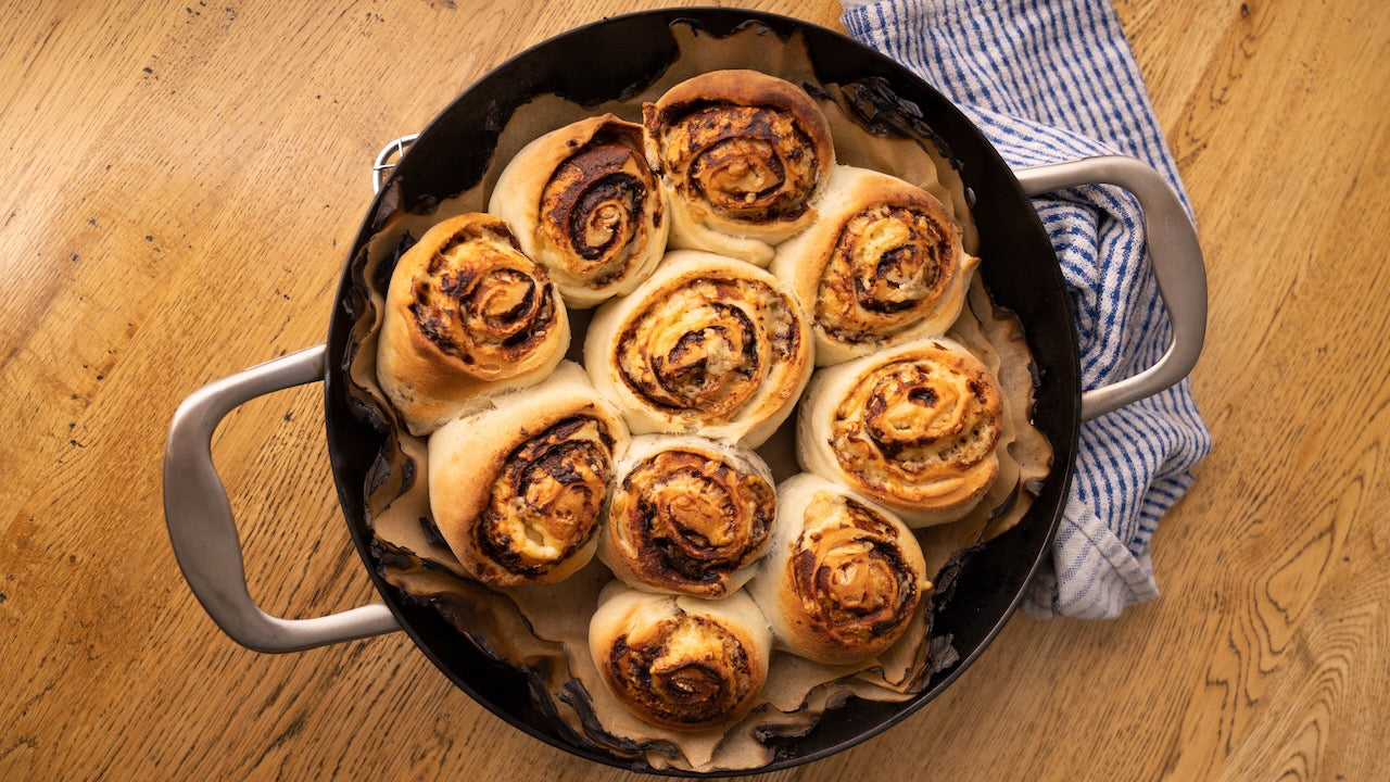 Andy Cooks - Vegemite scrolls