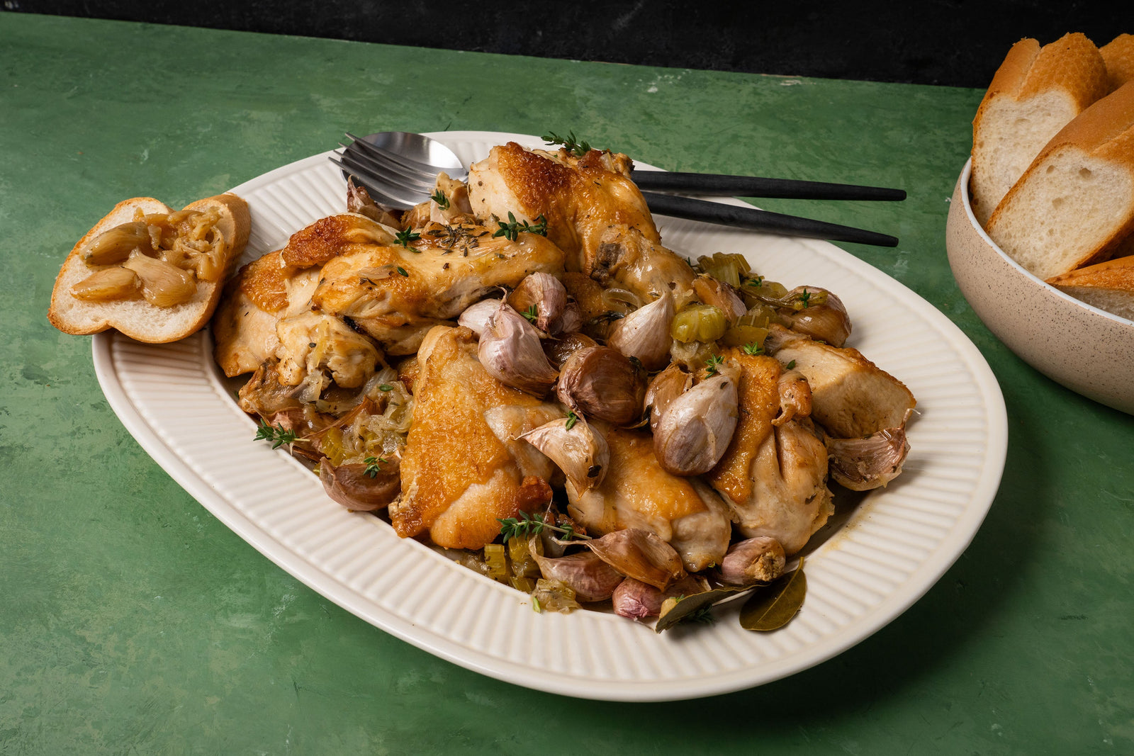 Andy Cooks - Garlic Roast Chicken Recipe