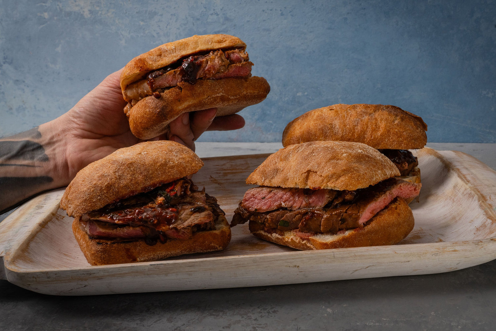 Andy Cooks - Portuguese Easy Steak Sandwich Recipe