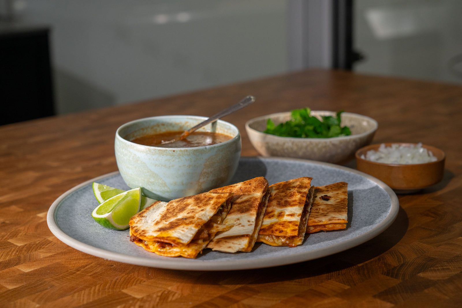 Andy Cooks - Al Pastor Pork Quesadillas Recipe