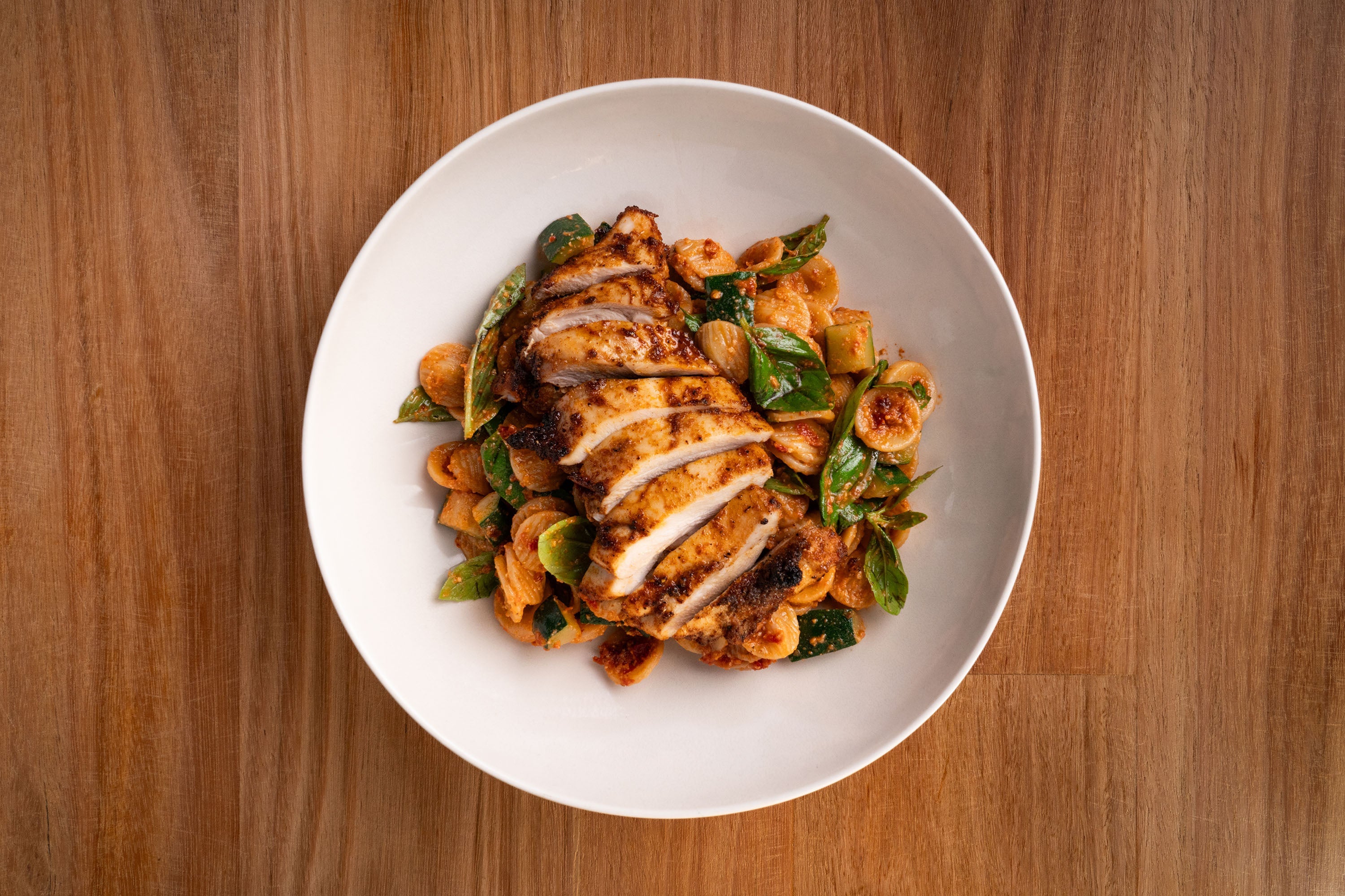 Grilled Chicken, Sun-dried Tomato Pasta Salad - Andy Cooks