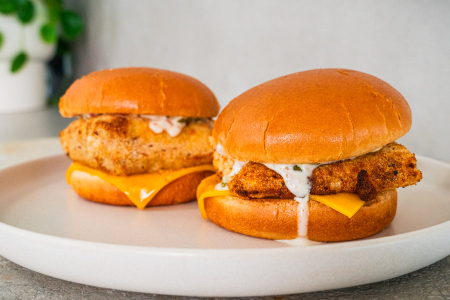 Knuspriges Fisch-Sandwich