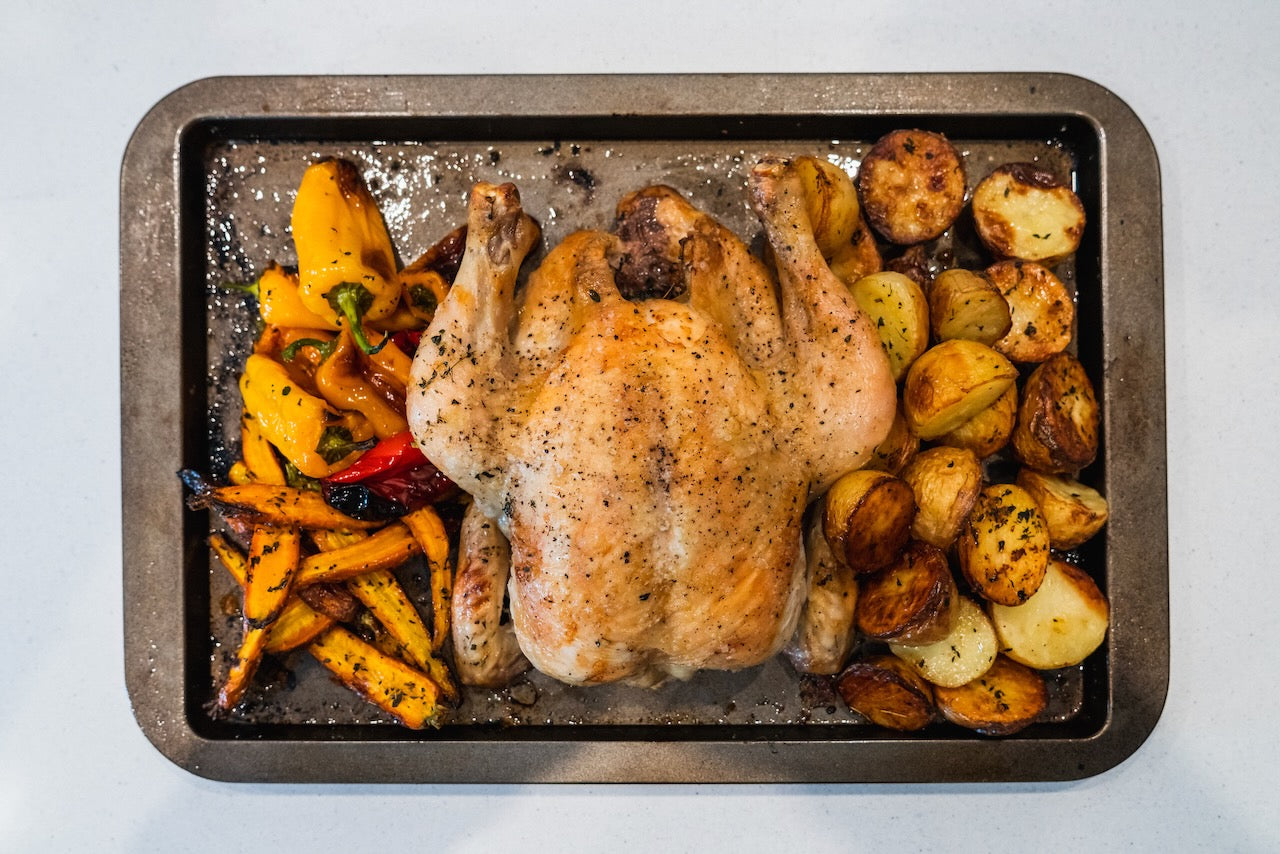 Andy Cooks - One tray roast chicken