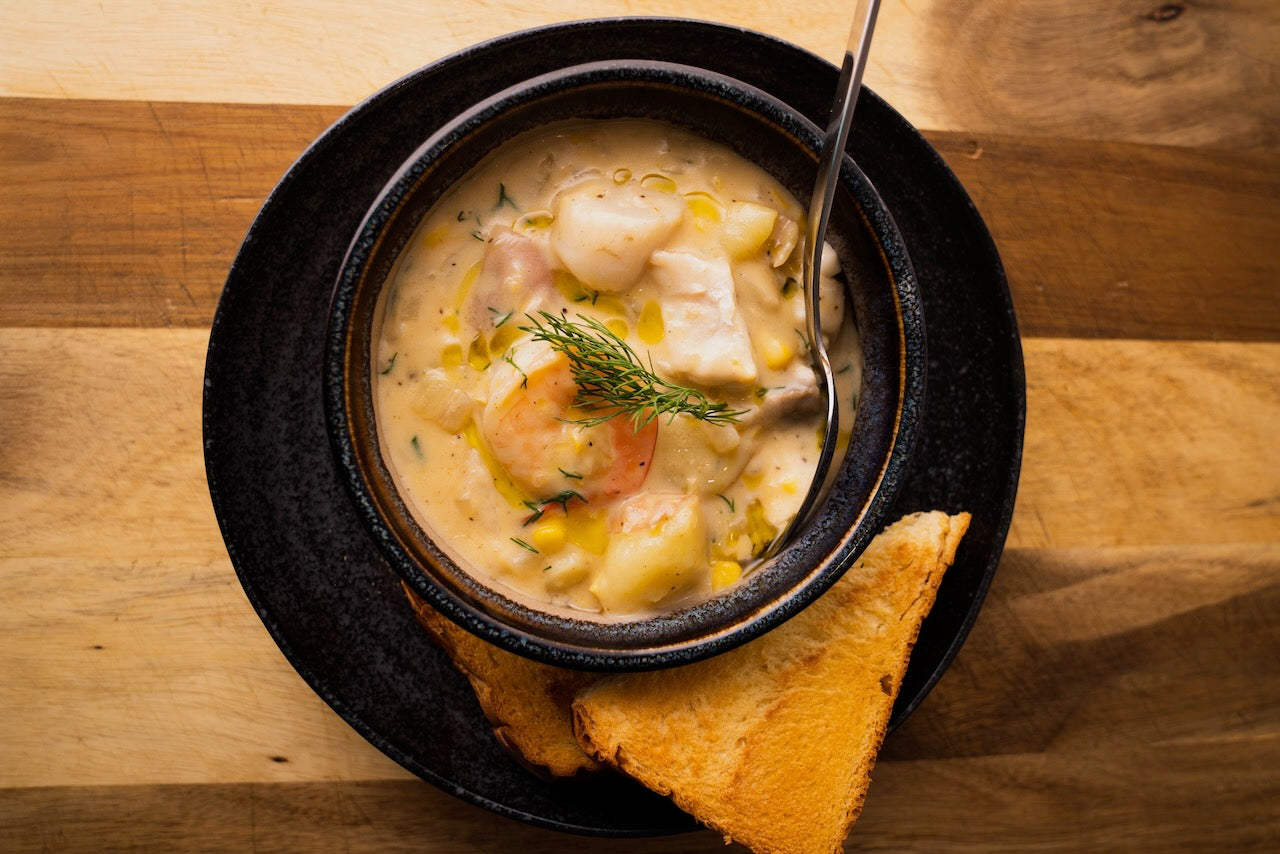 Andy Cooks - Seafood Chowder