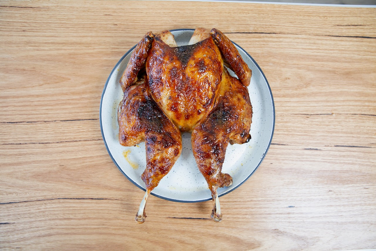 Andy Cooks - Honey glazed spatchcock turkey