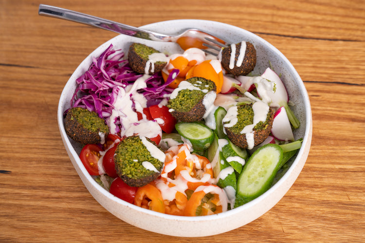 Andy Cooks - Falafel Salad