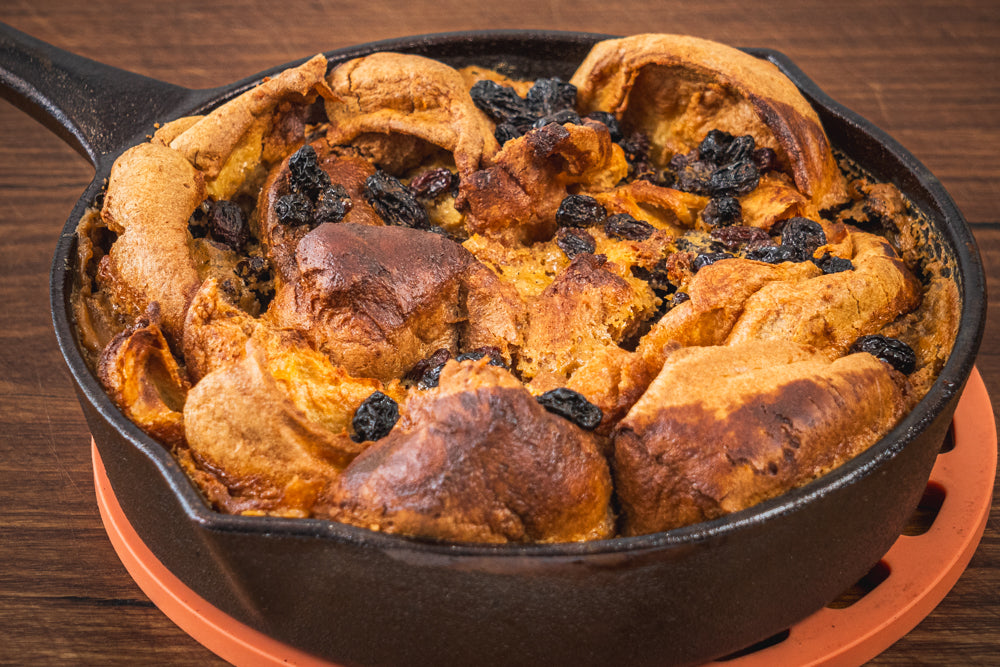 Andy Cooks - bread and butter pudding