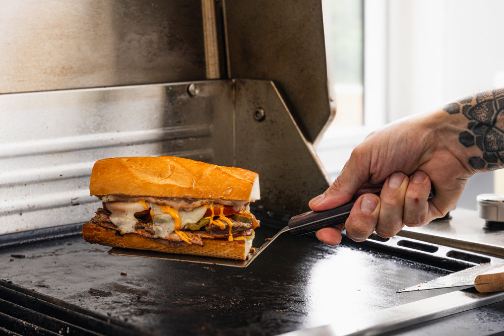 Andy Cooks - Carne Asada Torta