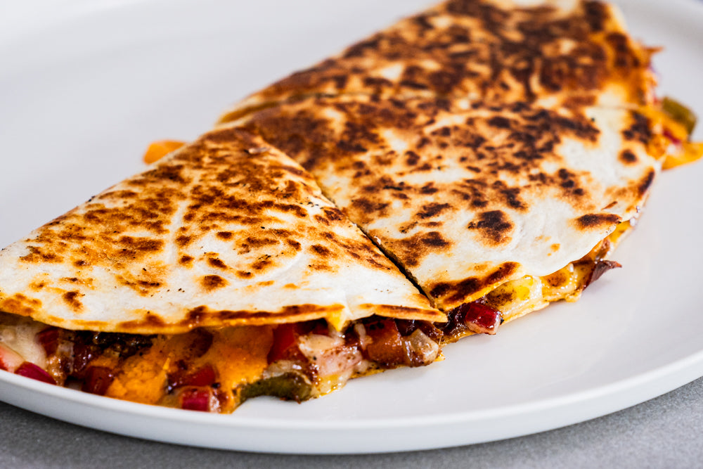 Andy Cooks - chicken quesadilla