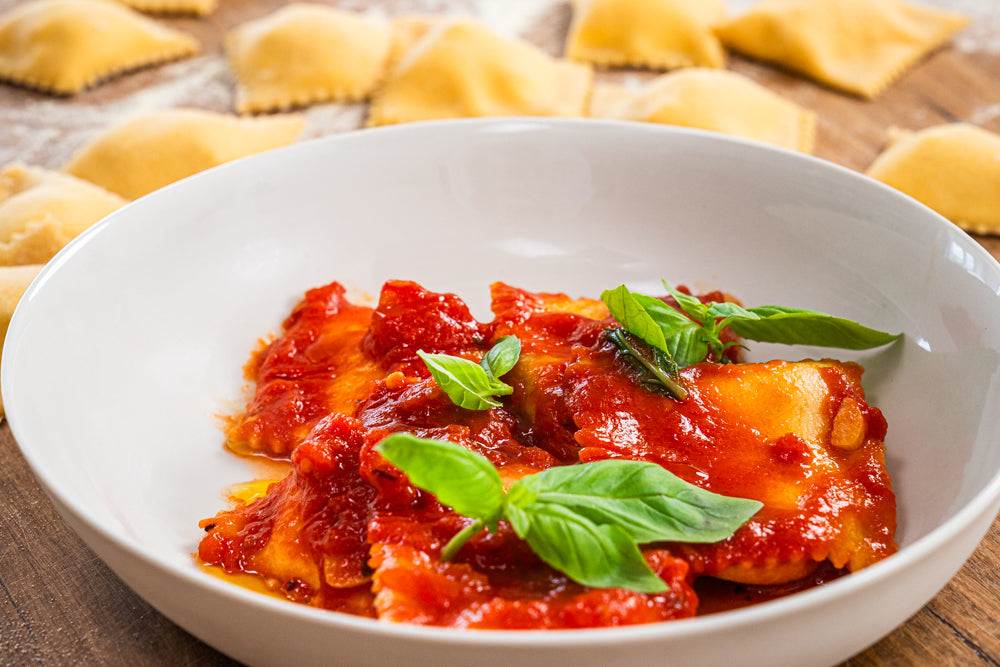 Three cheese ravioli – Andy Cooks
