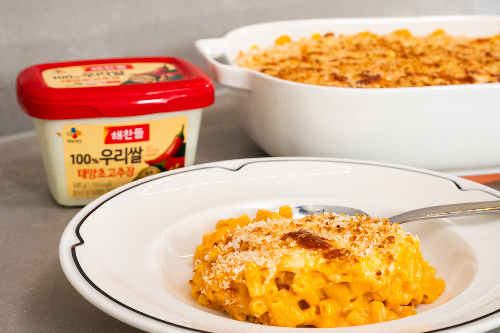 Andy Cooks - Gochujang mac and cheese