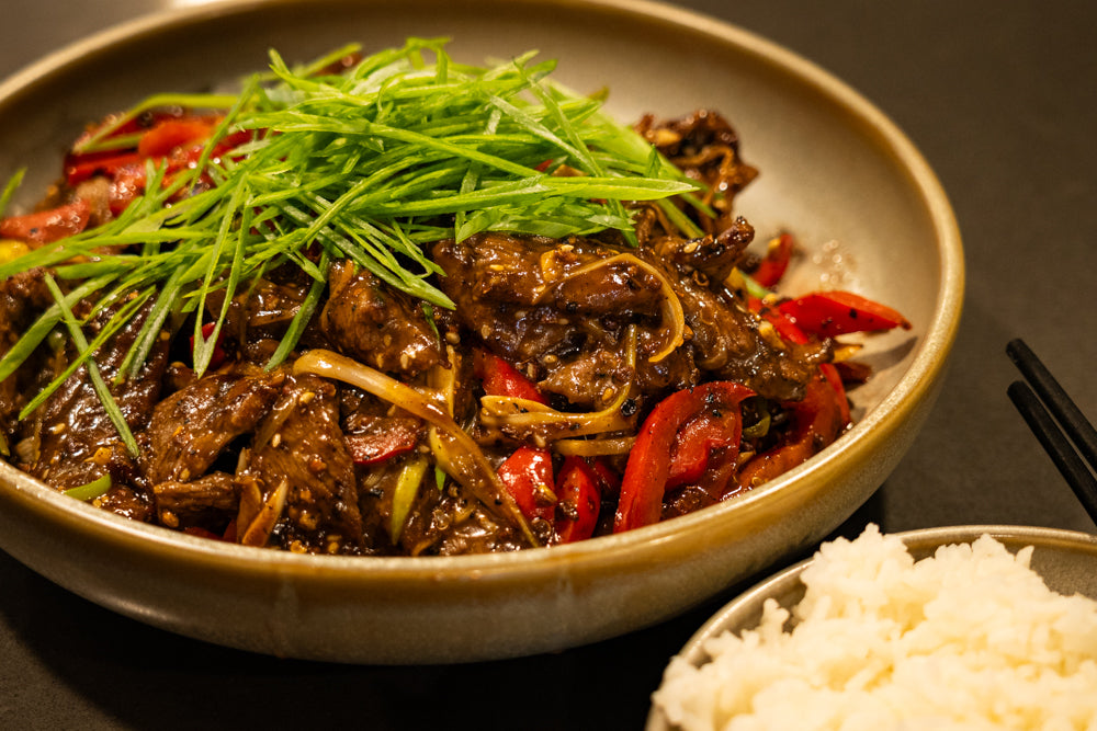 Andy Cooks - Szechuan beef recipe