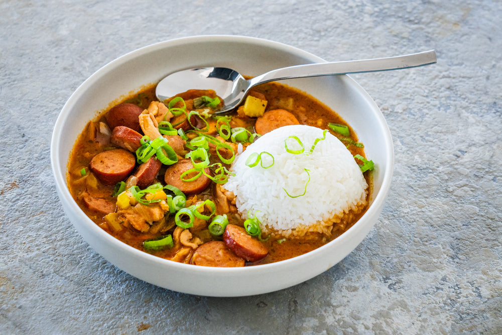 Andy Cooks - Chicken and Sausage Gumbo Recipe