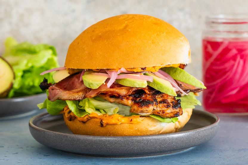 Grilled chicken sandwich – Andy Cooks