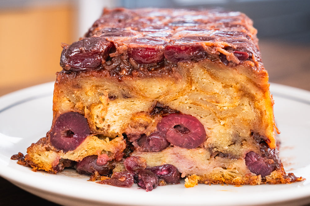 Cherry ripe croissant bread pudding – Andy Cooks