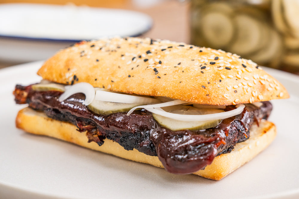 Pork rib sandwich – Andy Cooks