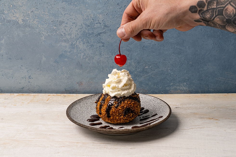 Andy Cooks - Cornflake Deep Fried Ice Cream Recipe