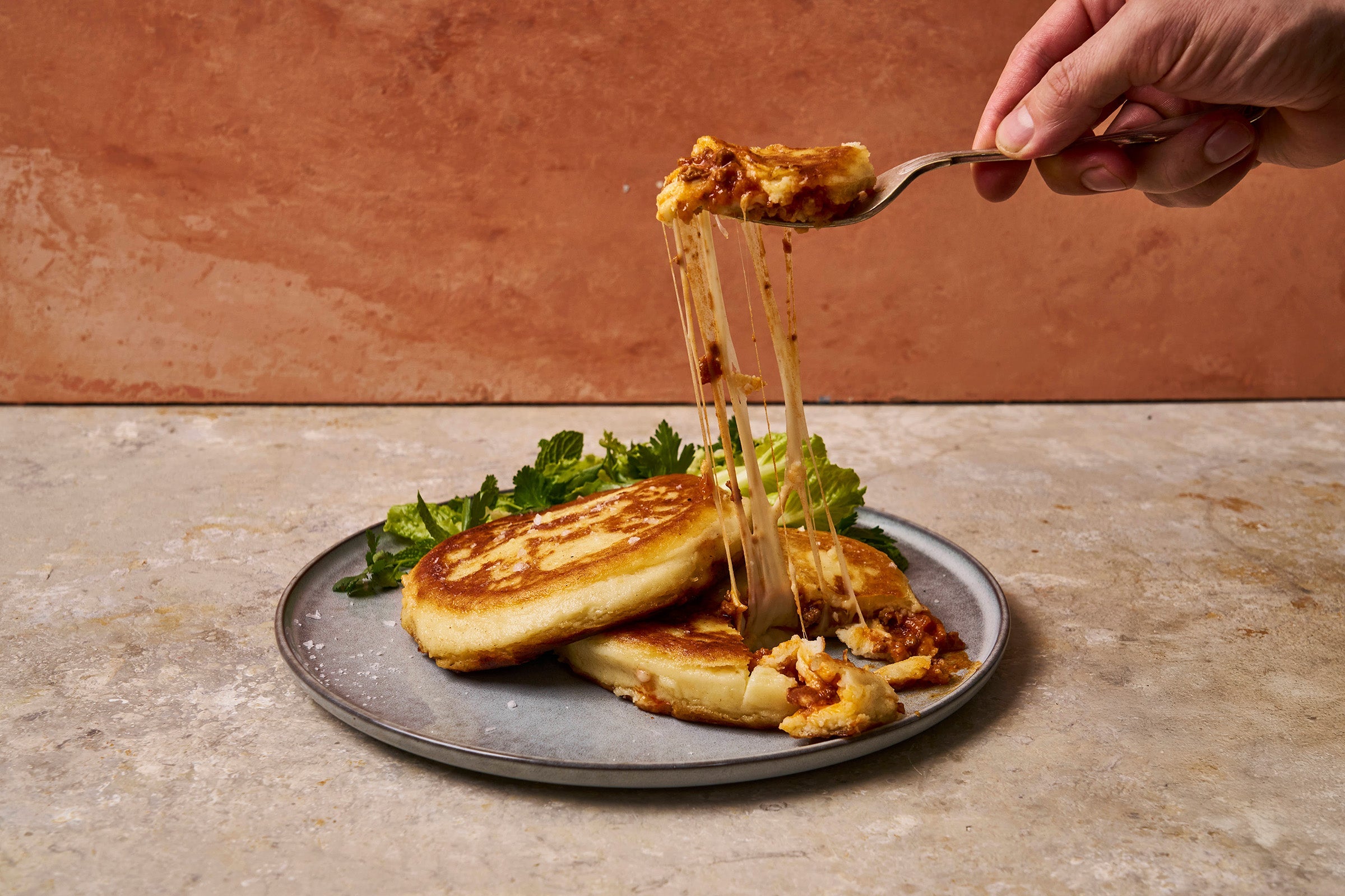 Andy Cooks - Bolognaise Potato Cake Recipe
