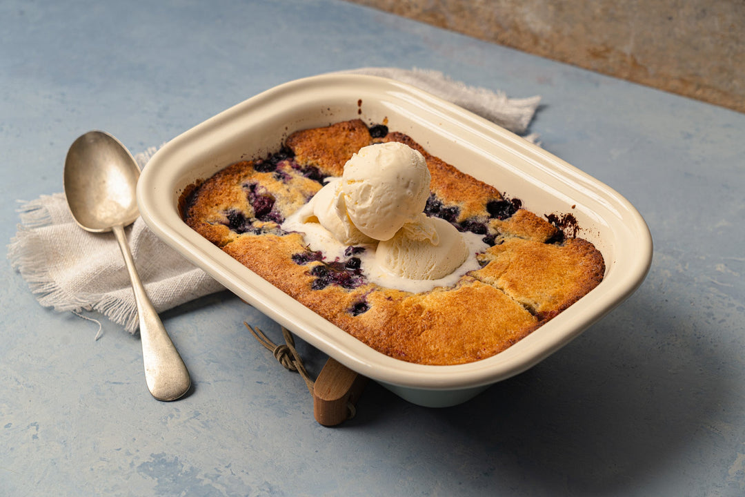 Andy Cooks - Easy Blueberry Cobbler Dessert Recipe