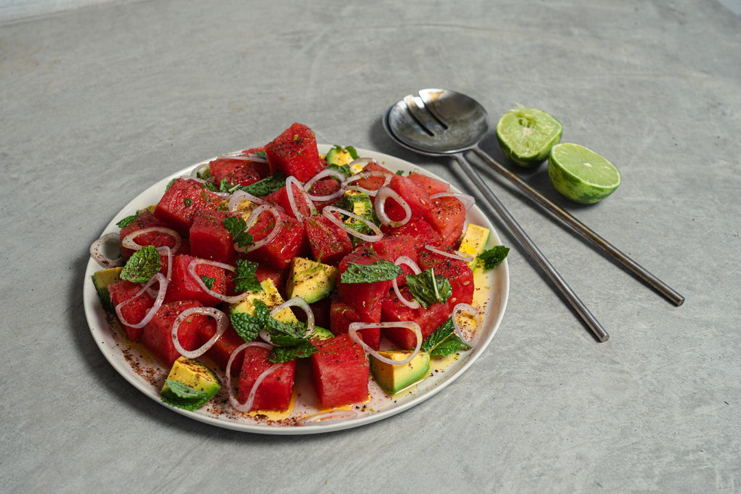 Andy Cooks - Fresh Watermelon Mint Summer Salad