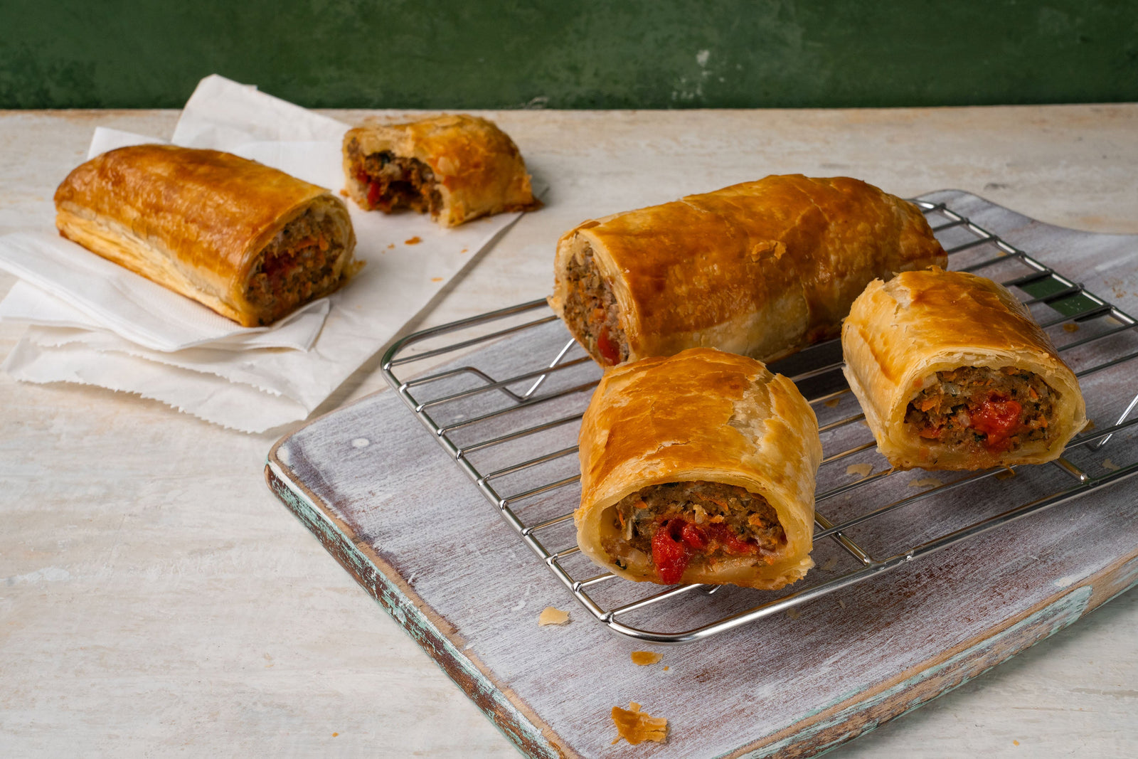 Andy Cooks - Beef Sausage Roll Recipe With Tomato Sauce 