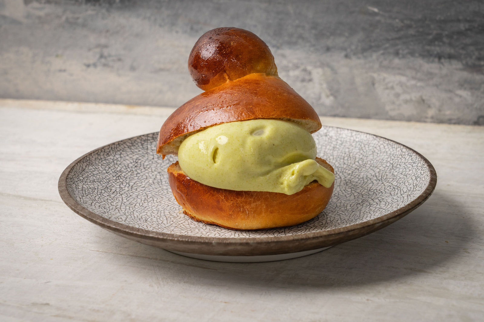 Andy Cooks - Brioche Pistachio Gelato Sandwich Recipe