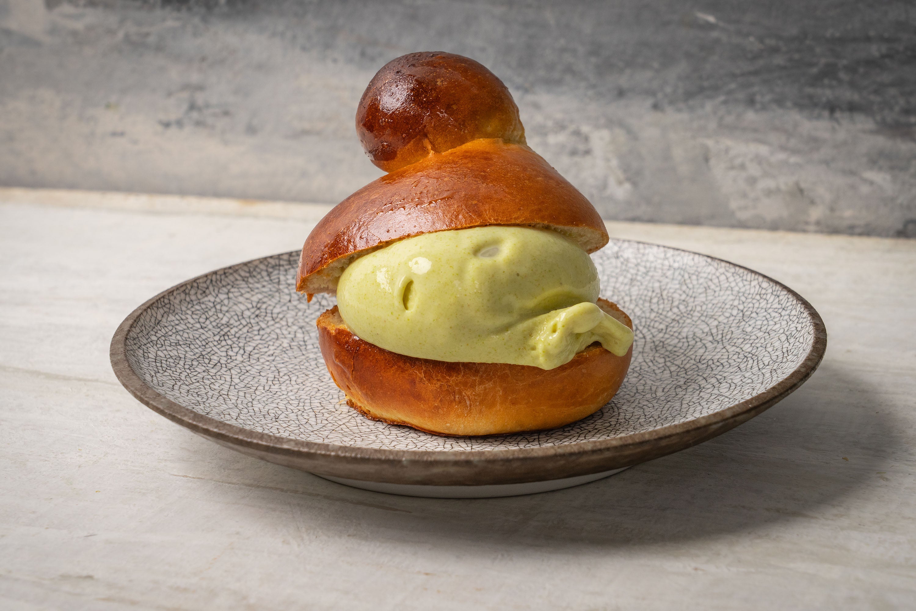 Andy Cooks - Brioche Pistachio Gelato Sandwich Recipe