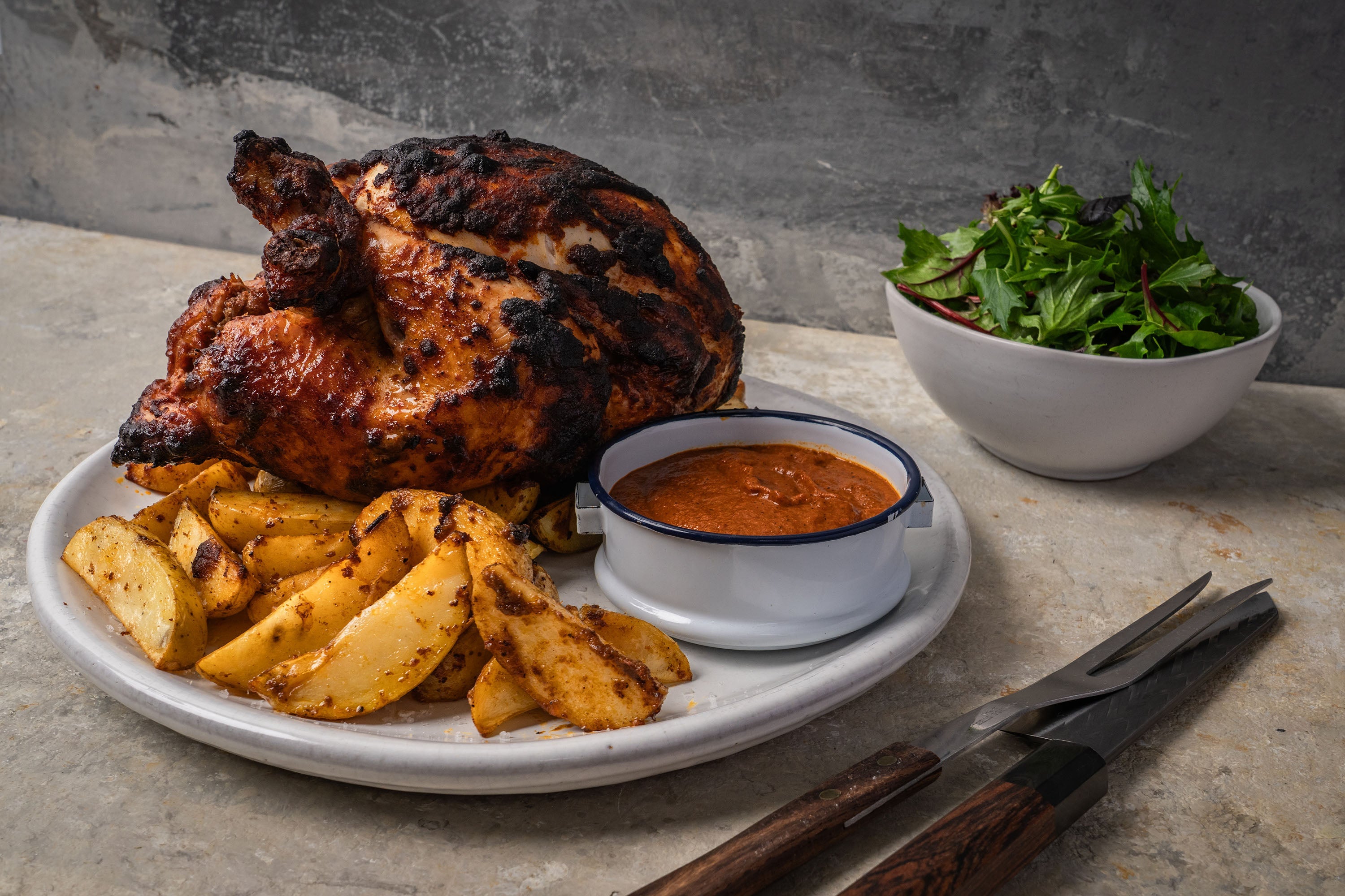 Andy Cooks - Grilled Peri Peri Chicken on Charcoal BBQ