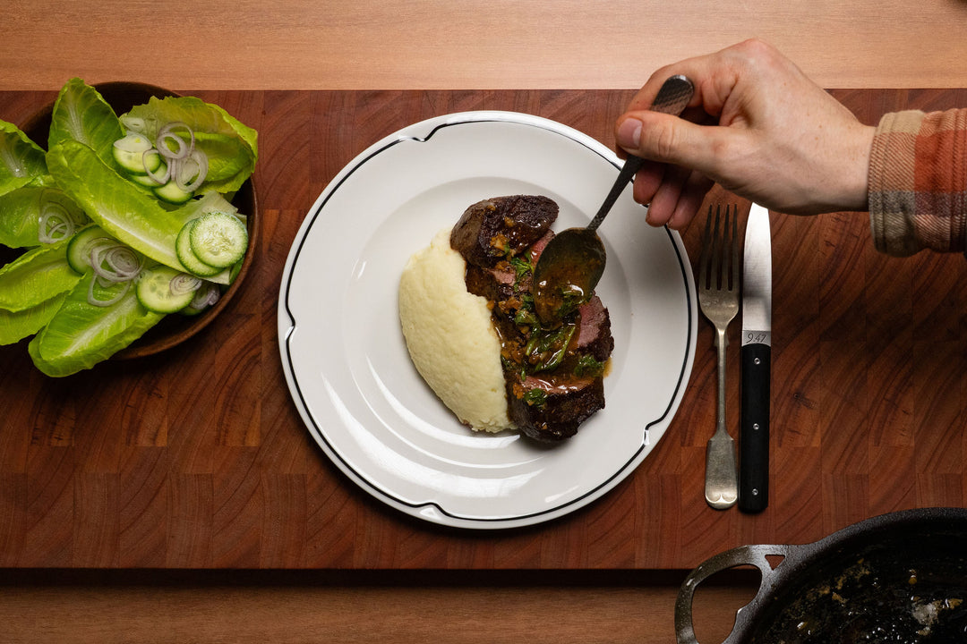 Andy Cooks - Classic American Steak de Burgo Recipe