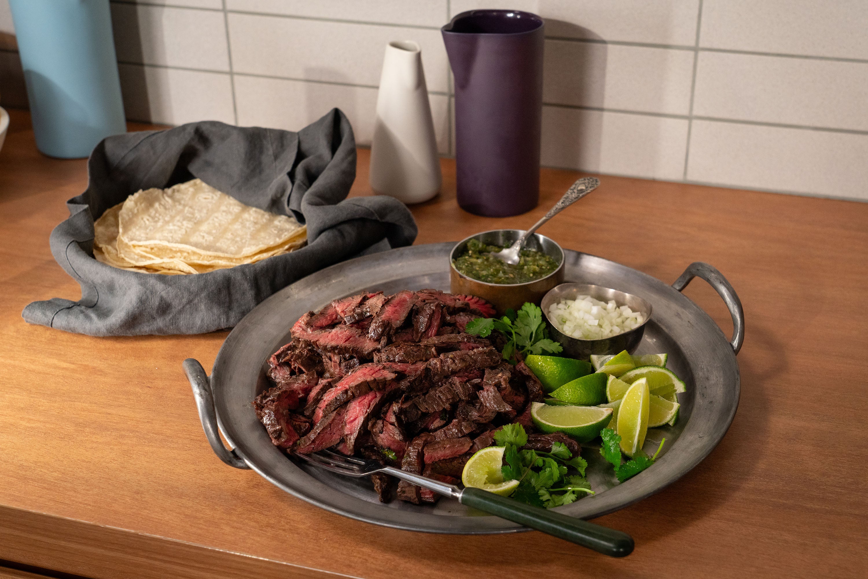 Andy Cooks - Carne Asada Beef Tacos Recipe