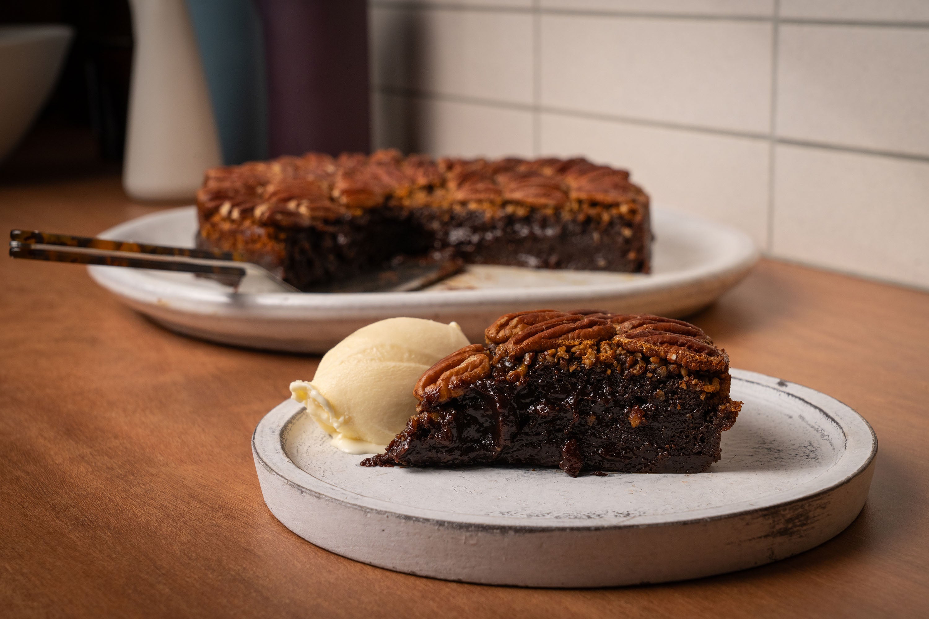 Andy Cooks - Gooey Pecan Pie Brownie Recipe