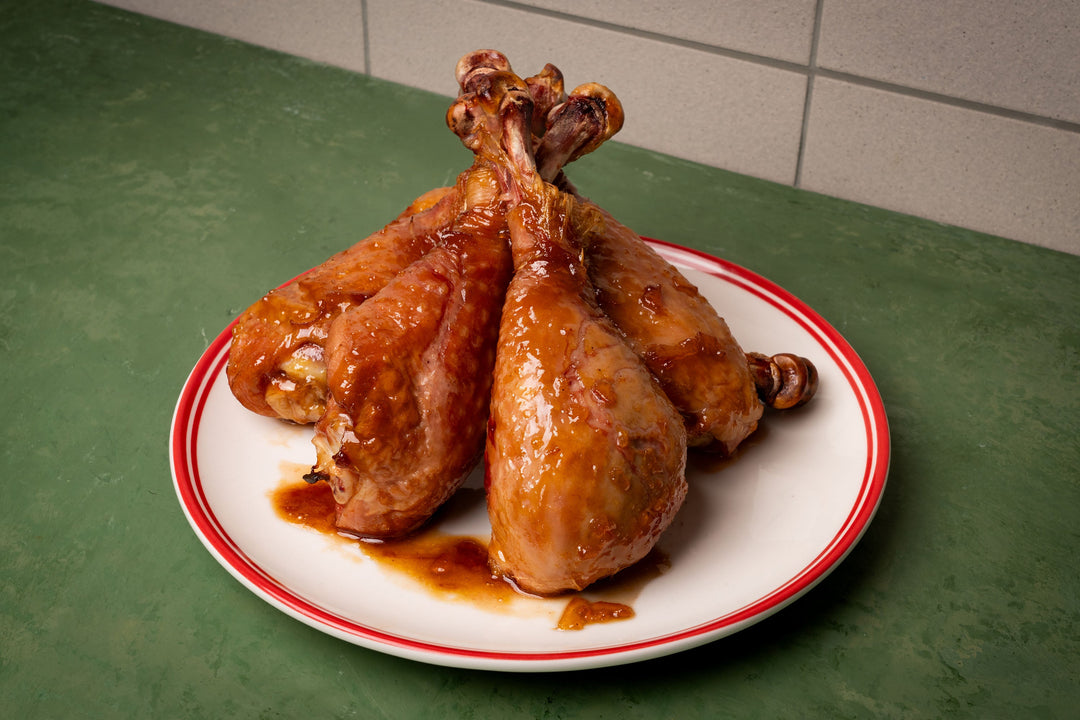 Andy Cooks - Juicy Turkey Legs with Sticky Glaze Recipe