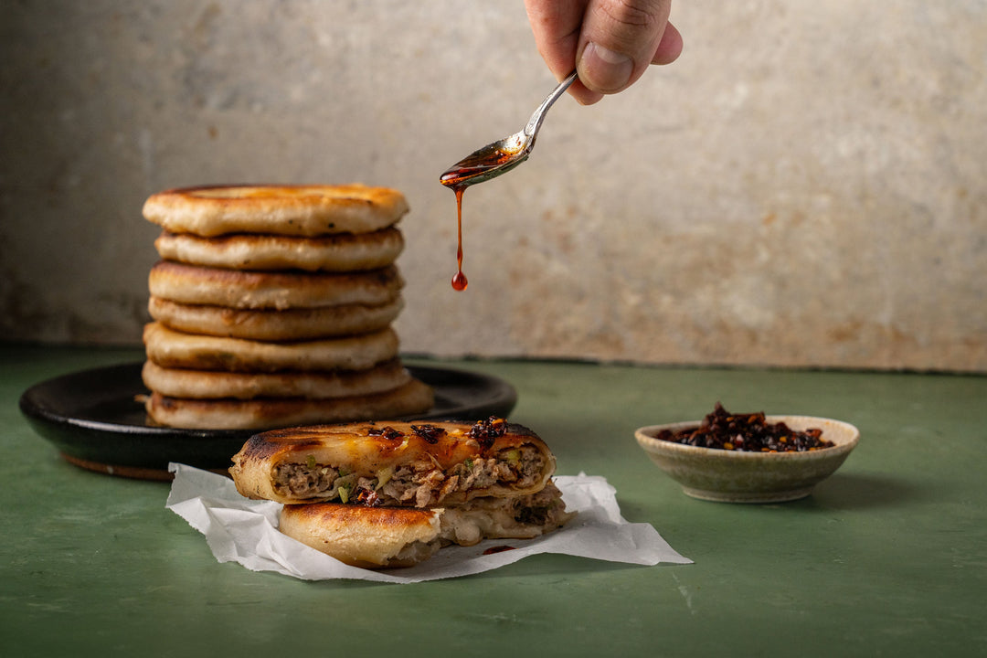 Andy Cooks - Pan Fried Pork Flatbread Recipe