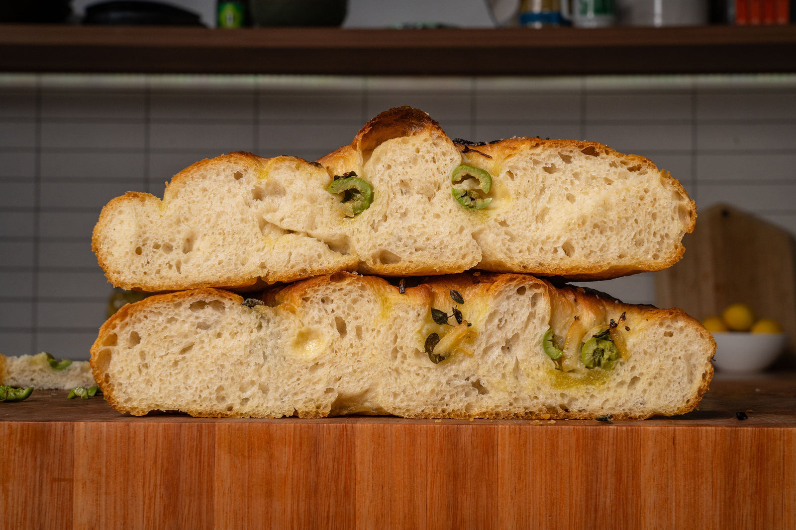 Andy Cooks - Easy Olive Focaccia Recipe