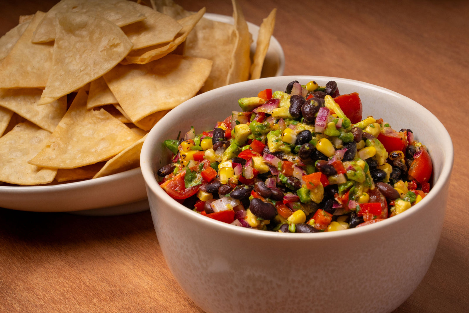 Andy Cooks - Cowboy Caviar with Beans Avocado Corn Tomato