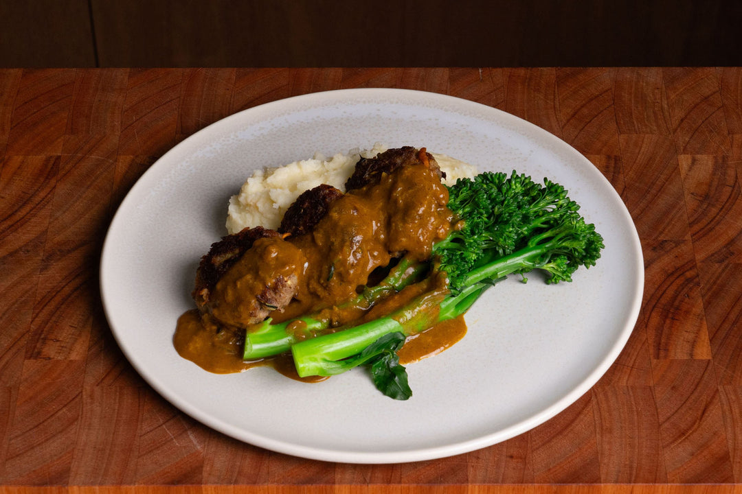 Andy Cooks - Juiciest Rissole Recipe with Curry Sauce