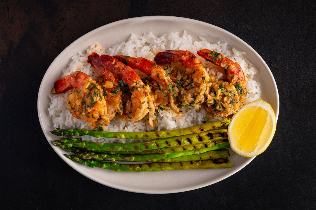 Andy Cooks - Easy Garlic Prawns Dinner Recipe