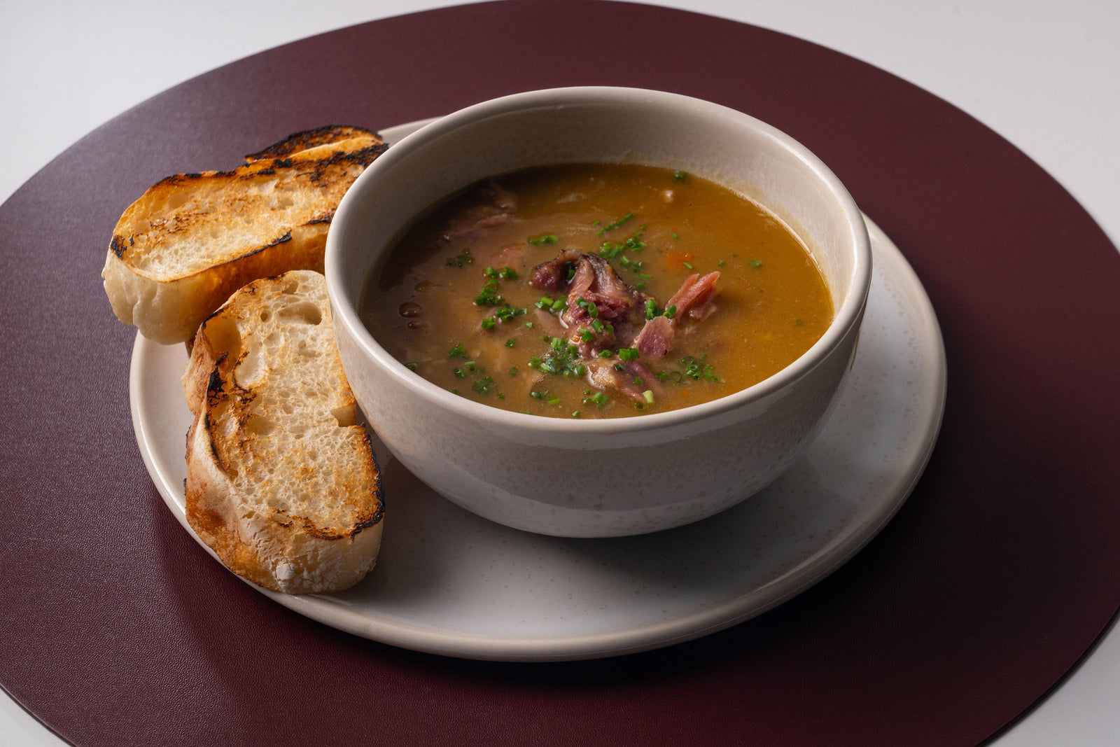 Andy Cooks - Pea & ham soup recipe