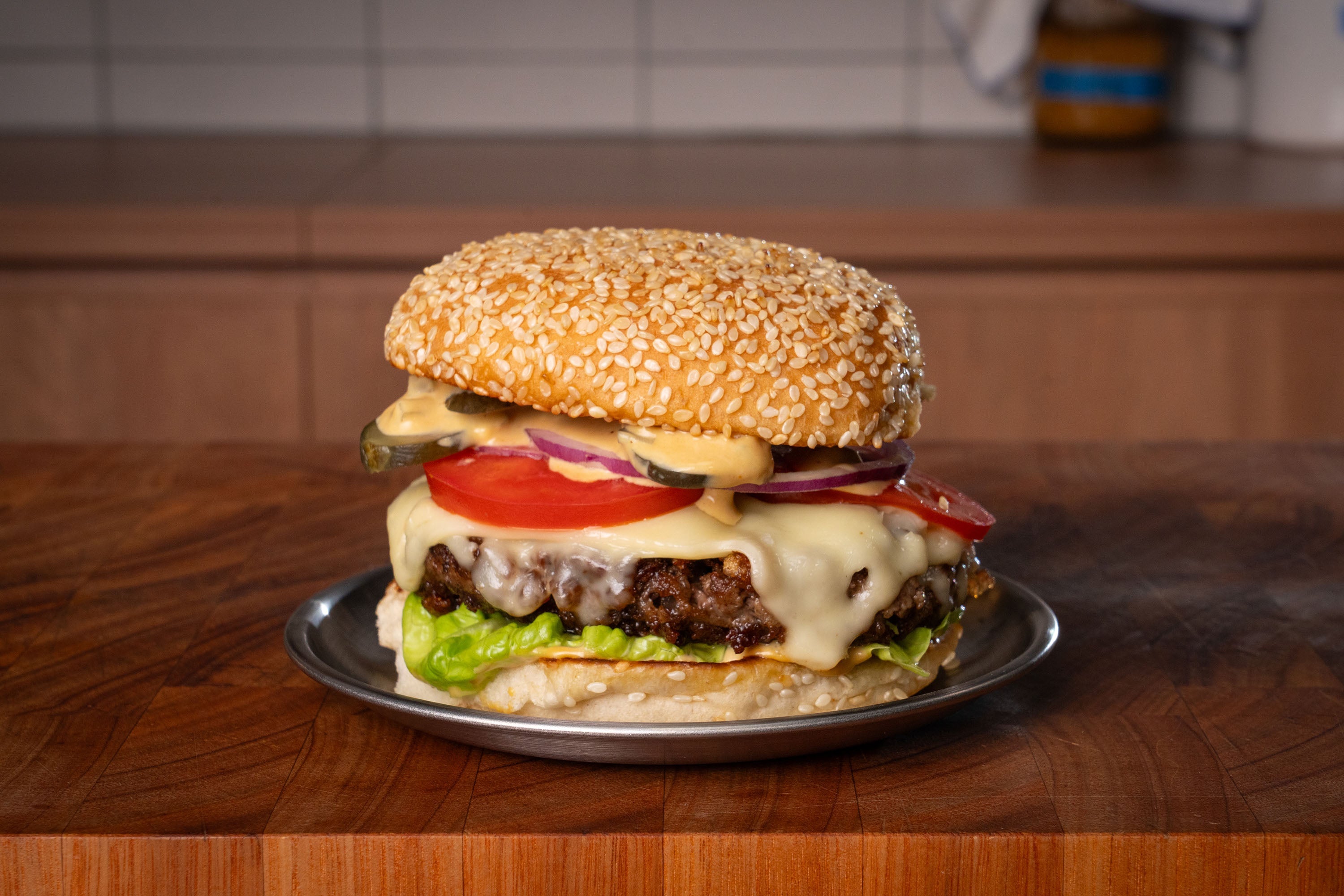 Andy Cooks - Best Steakhouse Burger Recipe