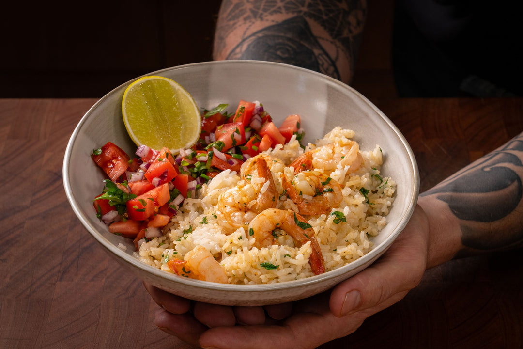 Andy Cooks - Quick Rice and Seafood Dinner Recipe