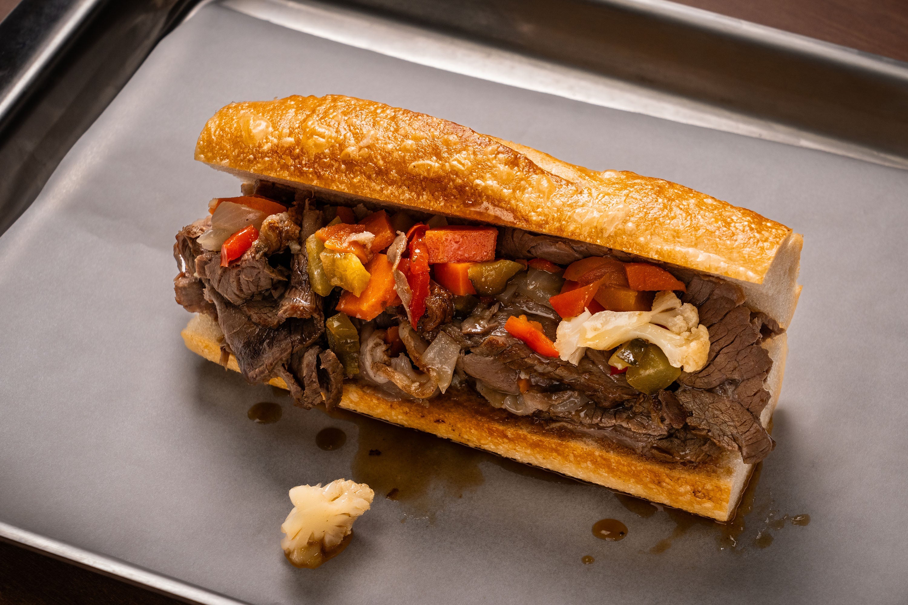 Andy Cooks - Chicago's Italian beef sandwich