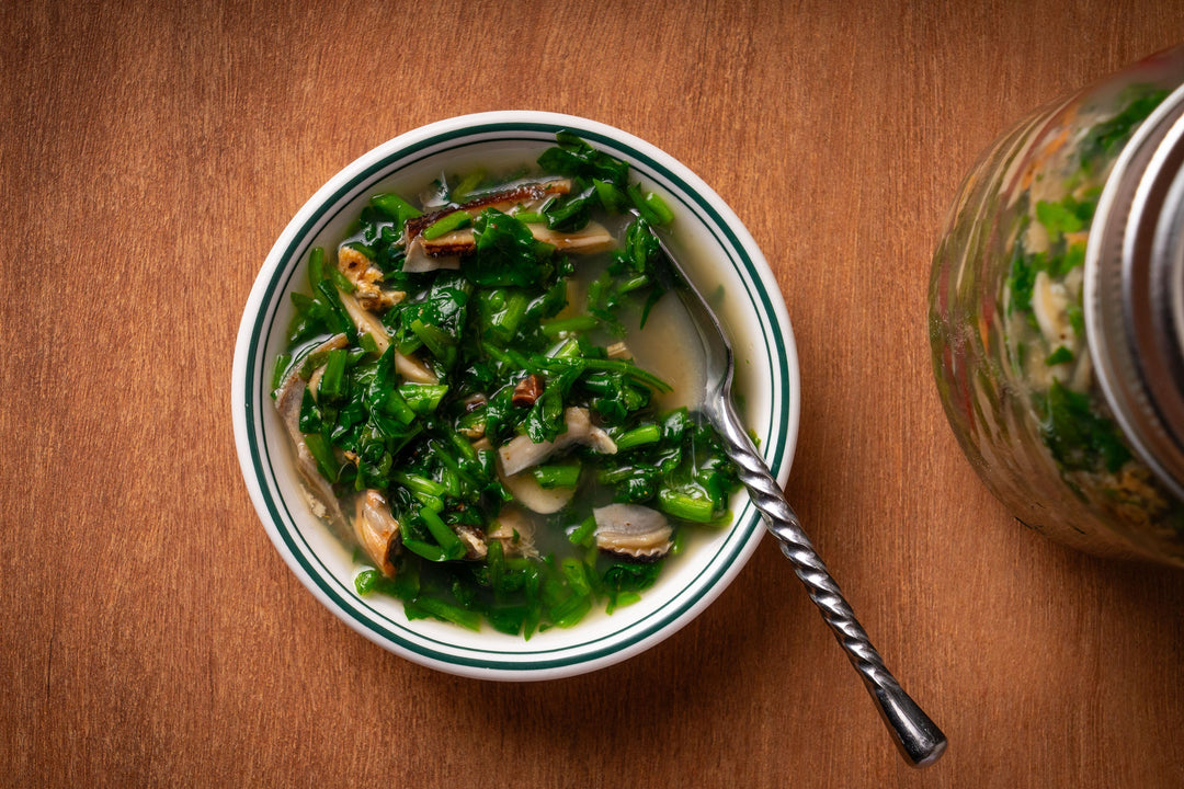 Andy Cooks - Mussel and Green Meat Sauce Side