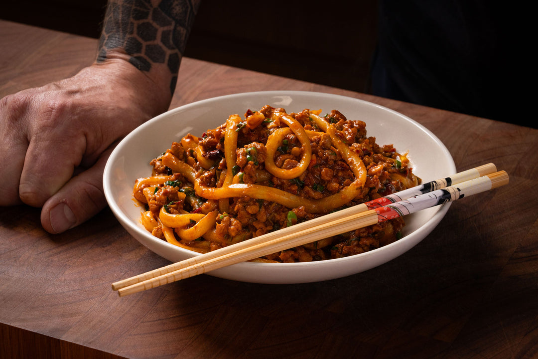 Andy Cooks - Instant Noodle Dinner with Mince and Peanut Butter