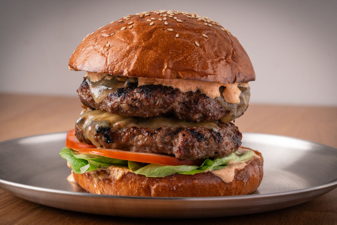 Andy Cooks - Double Beef Patty Burger at Home Recipe