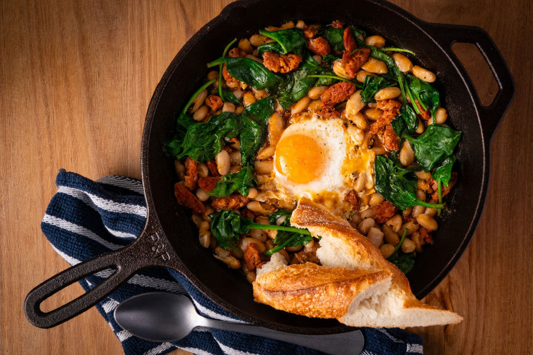 Andy Cooks - Easy Dinner For One, Chorizo and Beans Recipe