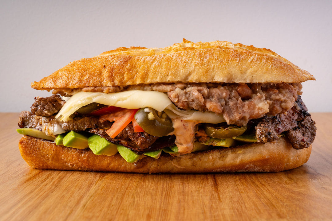 Andy Cooks - Carne Asada Torta