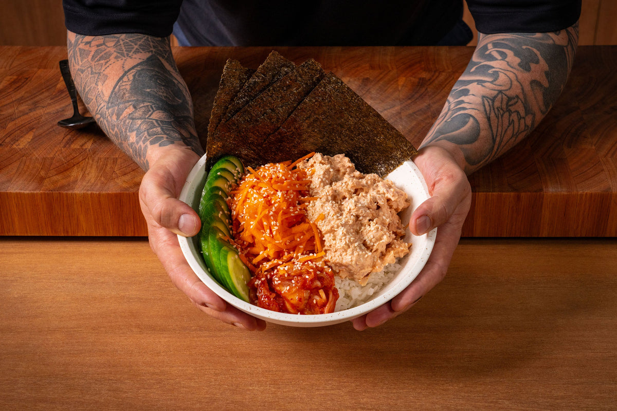 Andy Cooks - Tuna Vegetable Rice Bowl Recipe
