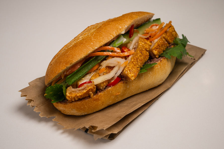 Bánh mì de cerdo asado