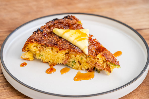 Bacon and cheddar cornbread