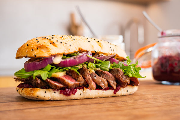 Aussie steak sandwich